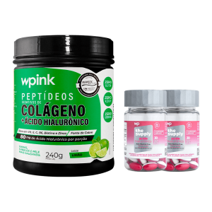 colágeno de limão- 240g + 2 ácidos hialurônicos - wp