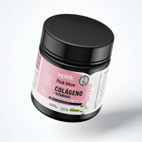 colágeno pink mom - maçã verde - 240g - wp - Image 4