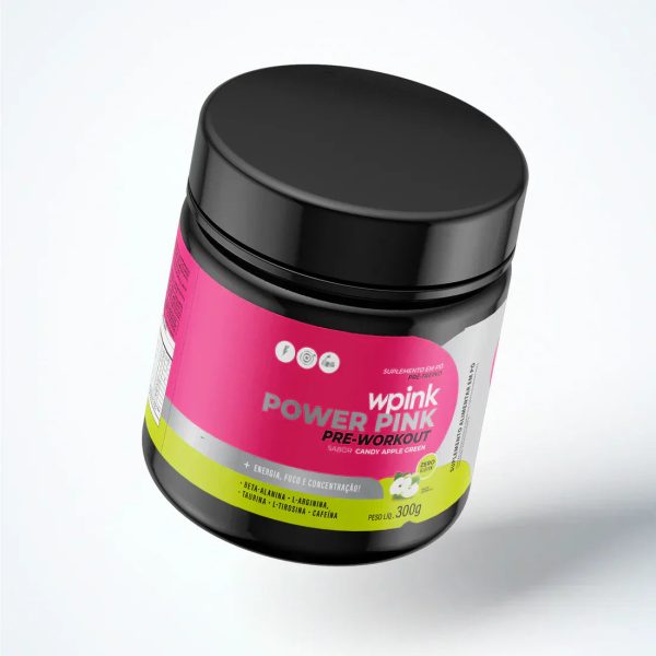 super power pink maçã verde - pré-treino - 300g - Image 4